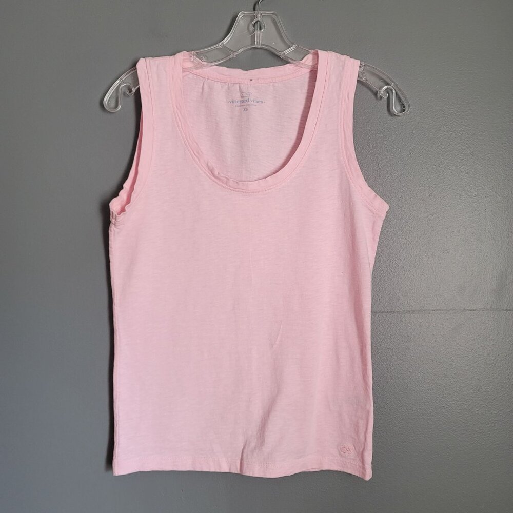 Vineyard Vines Women's 100% Cotton Pink Tank Top. Size XS